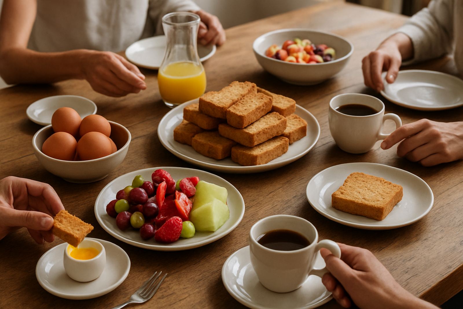 Setting A Brunch Table