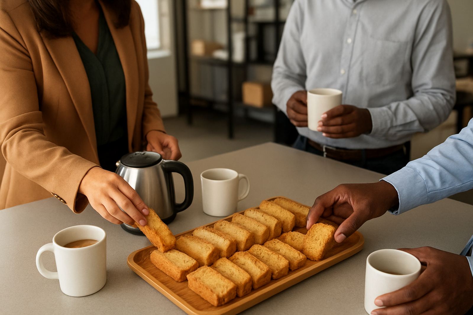 Sharing Snacks At Work